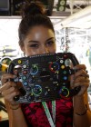 Vanessa Hudgens at F1 Caterham Team Garage in Monte Carlo